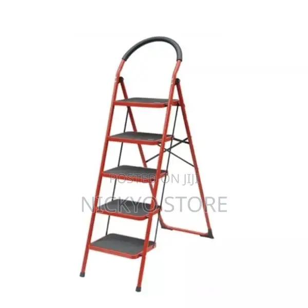 Multipurpose 5 Step Foldable Steel Ladder