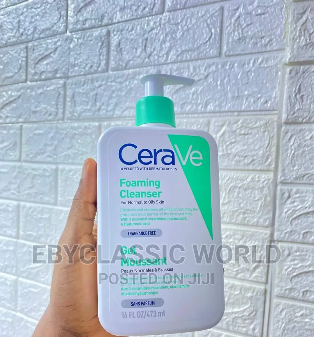 Cerave Foaming And Hydrating Facial Cleanser