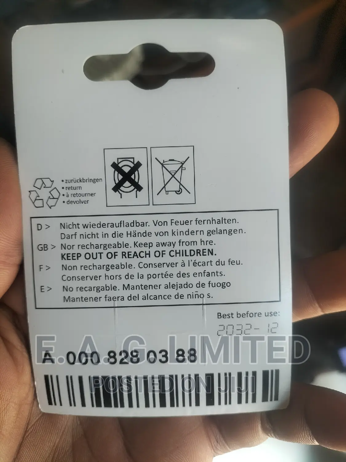 Mercedes Benz Remote Key Double Battery