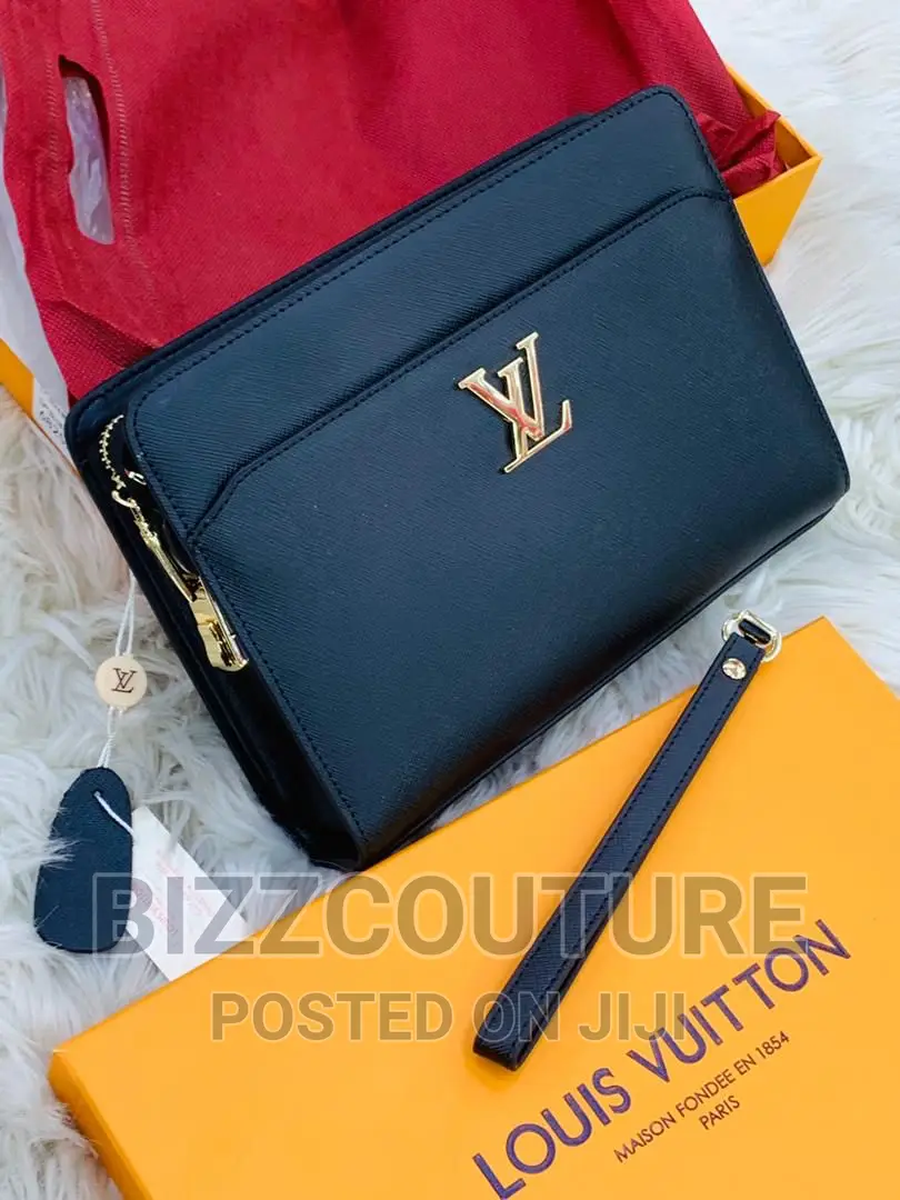 Original LOUIS VUITTON Leather Clutches Available in Store