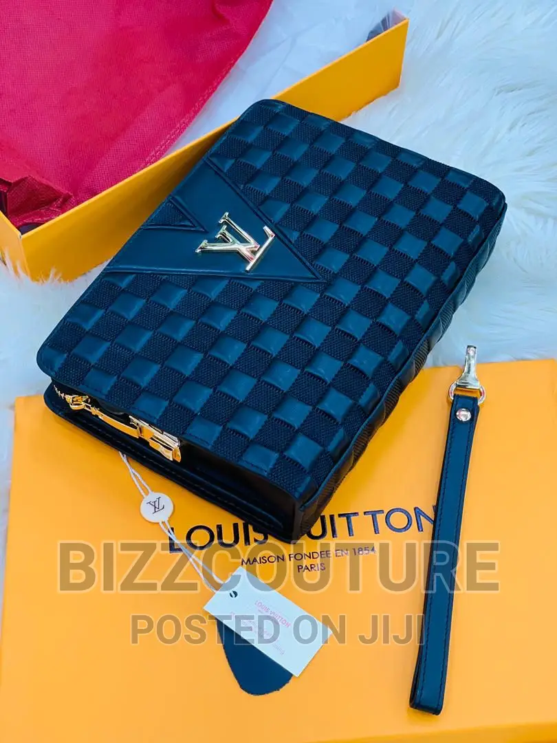 Original LOUIS VUITTON Leather Clutches Available in Store