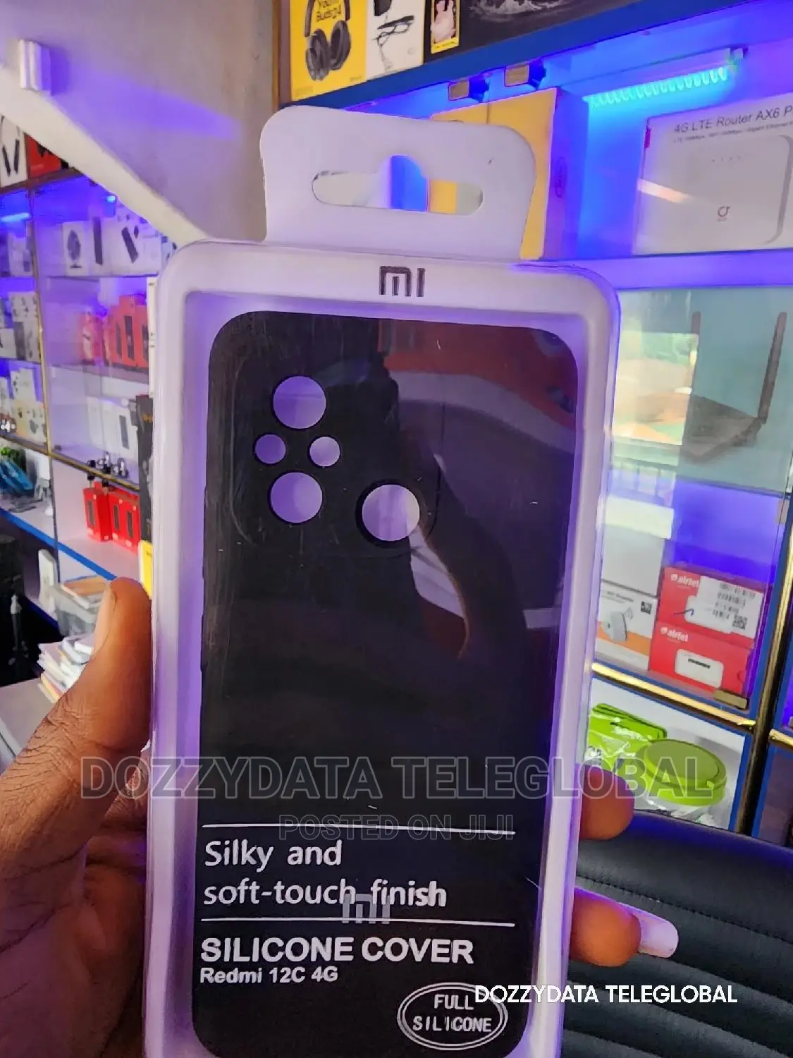 XIAOMI Mi Redmi 12C 4G Silicone Back Case Black