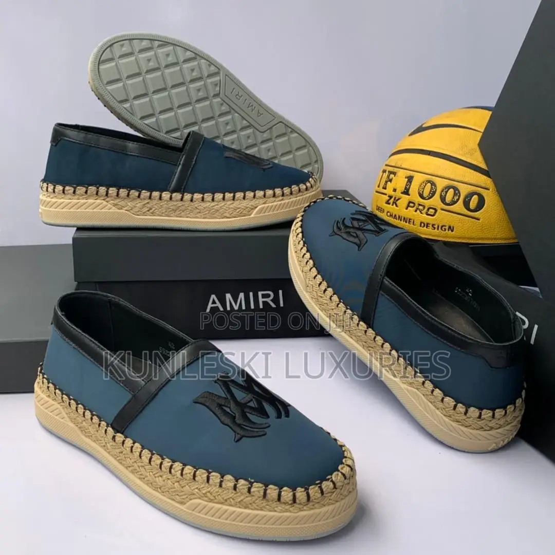 Original Amiri Classic Leather Loafers Shoe Available
