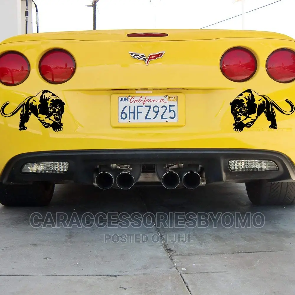 Angry Leopard Car Sticker