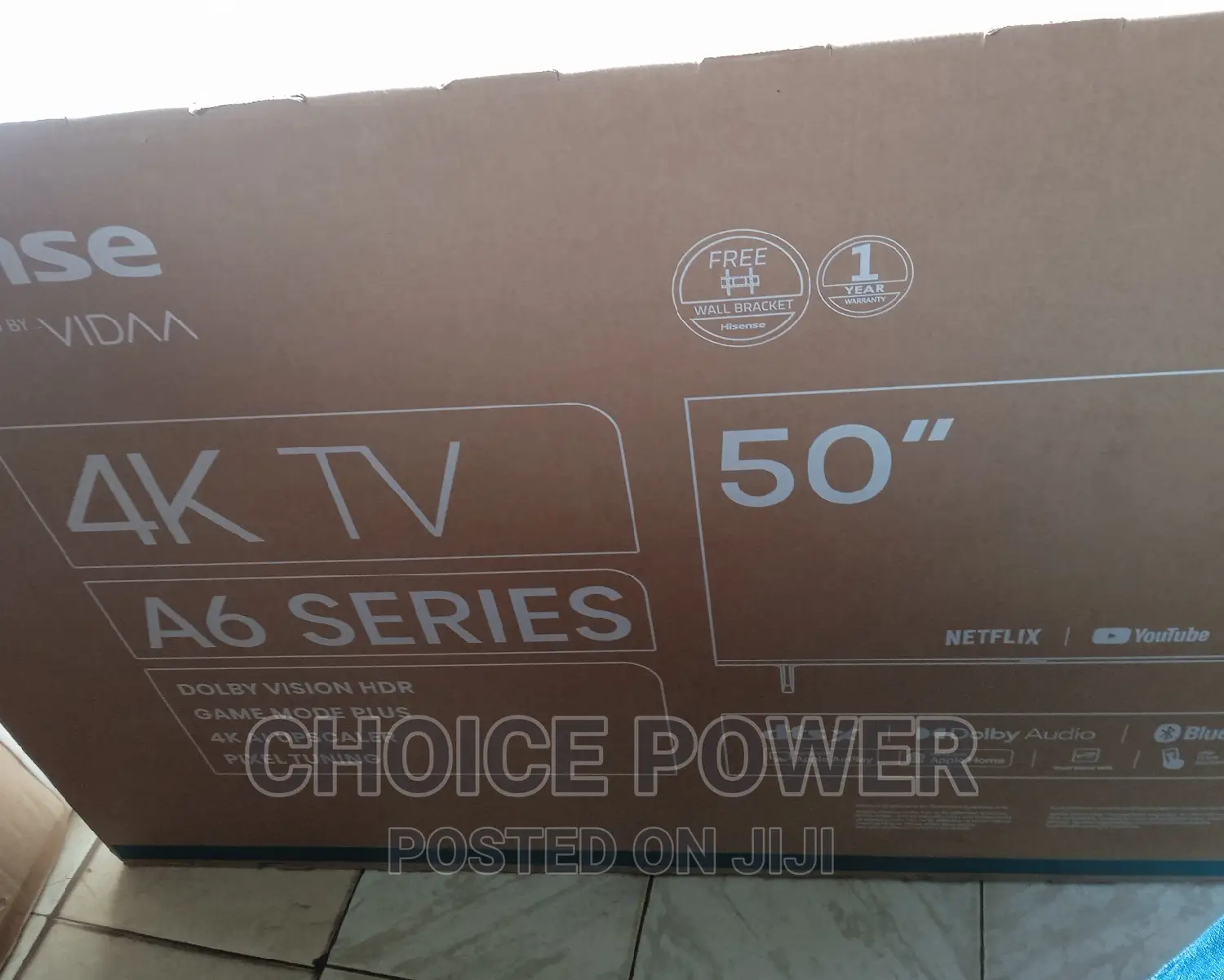 Brand New Hisense Smart TV 50A6K.
