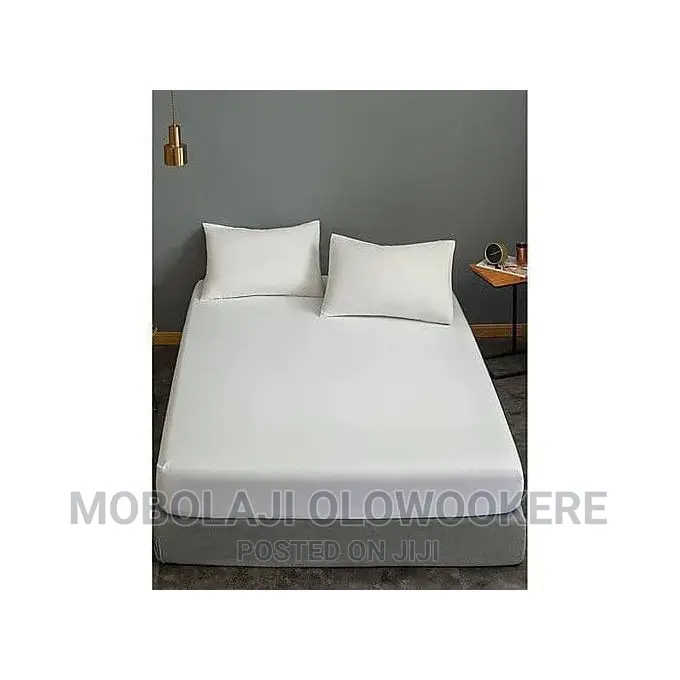Fitted Sheet Mattress Protector With 2 Pillowcases