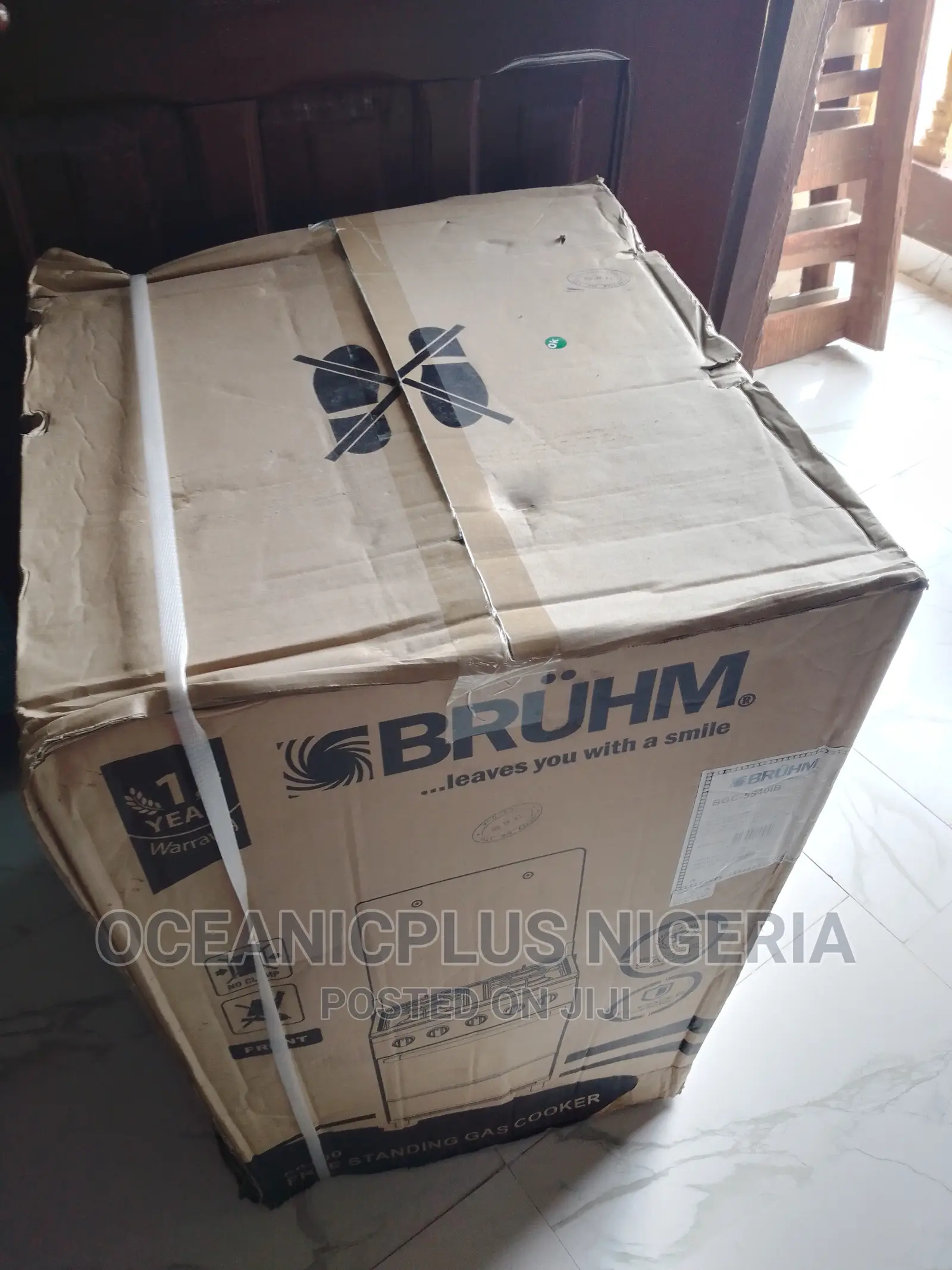 Bruhm 4 Burner Gas Cooker BGC-5540lb