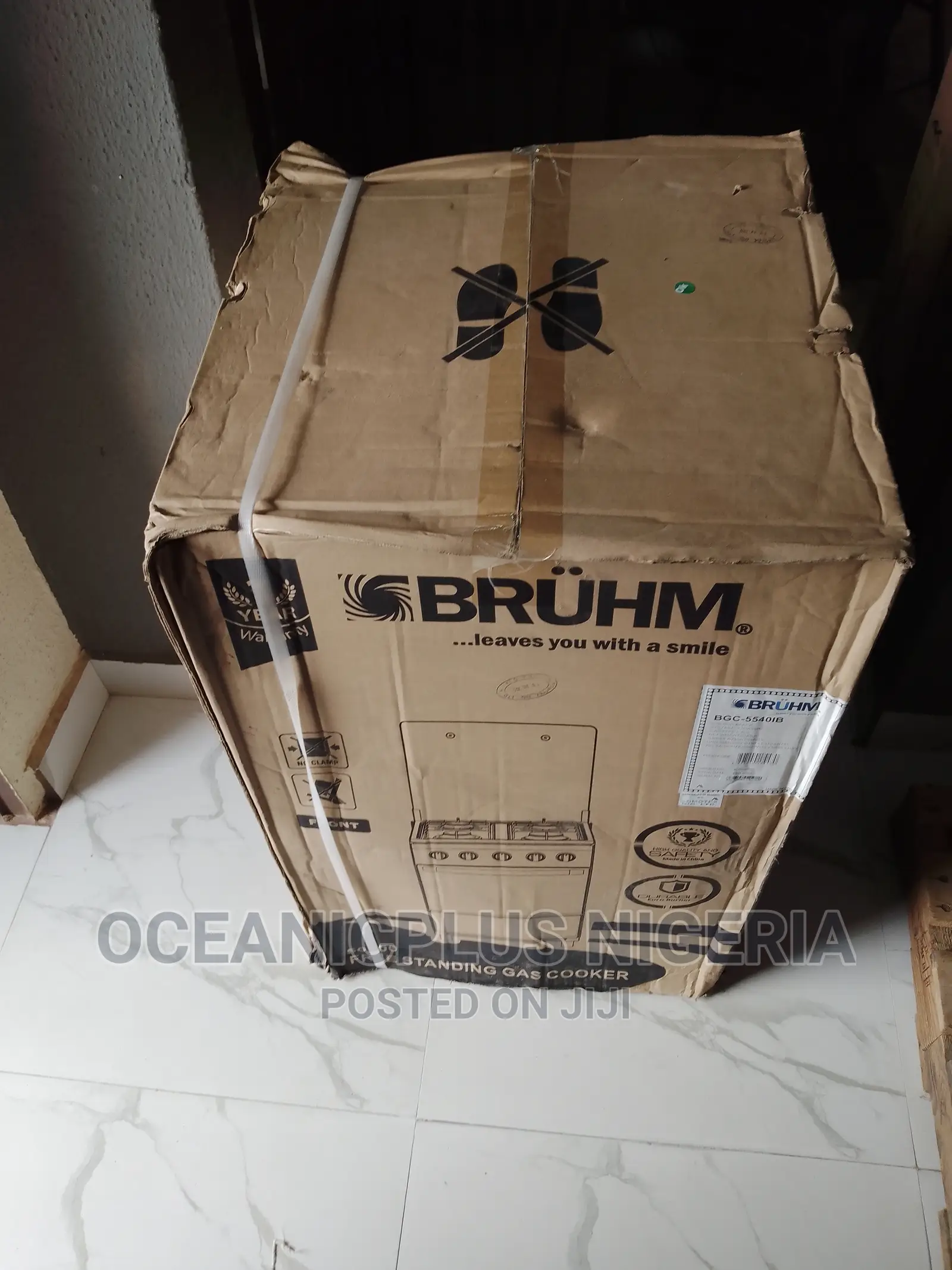 Very Strong Bruhm 4 Gas Cooker With Oven