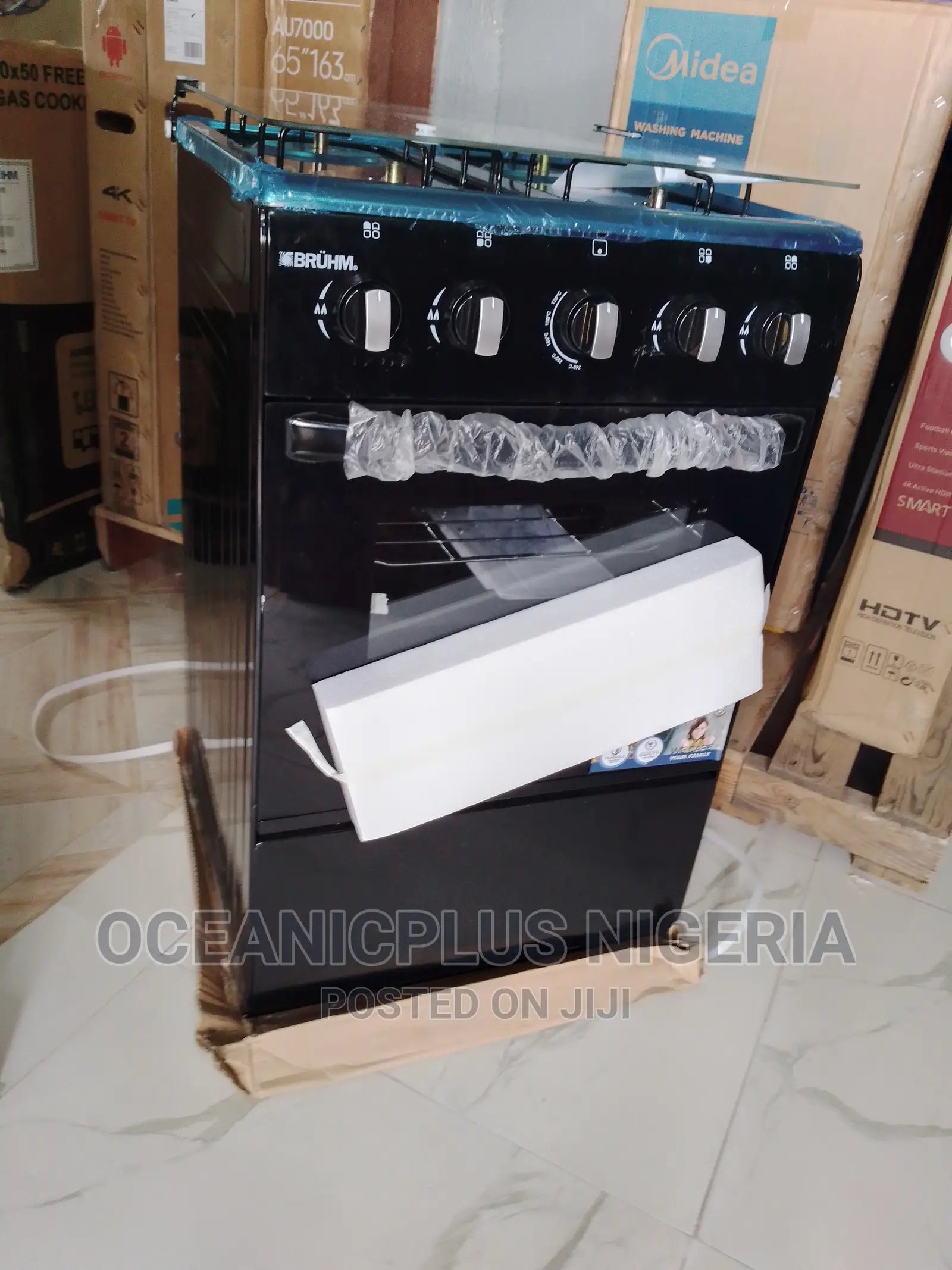 Luxery Bruhm 4 Gas Cooker With Oven