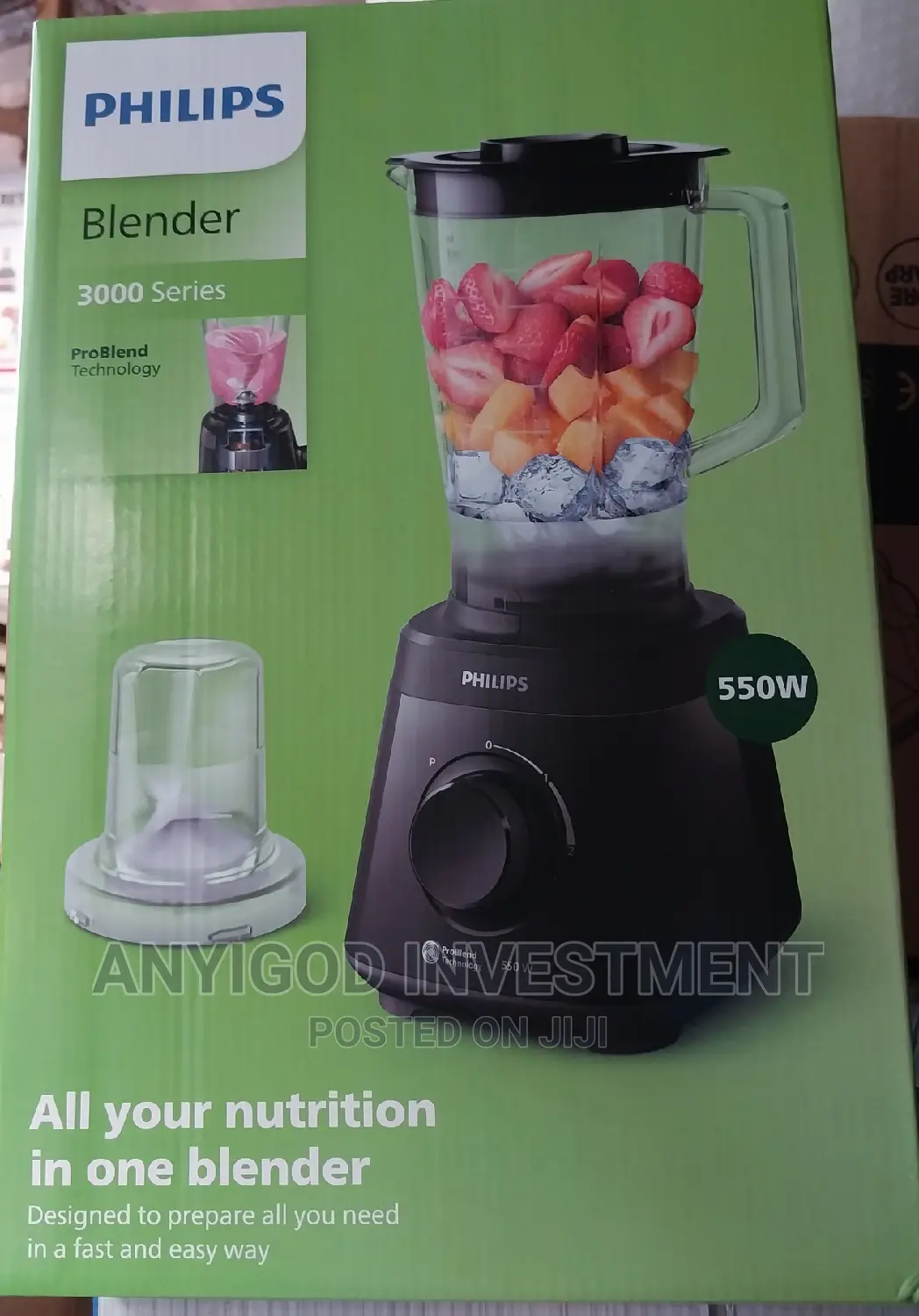 Philips Blender/Grinder 550watts