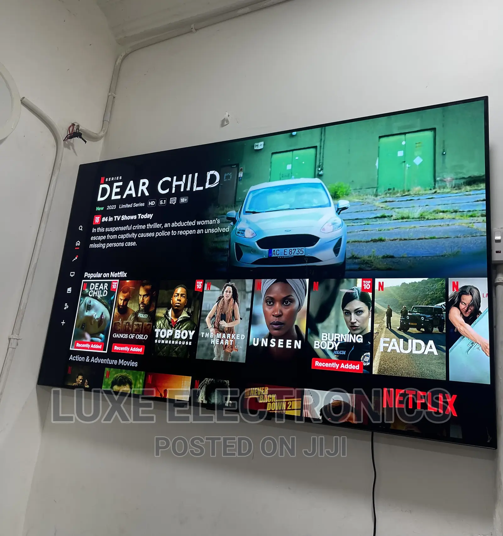 65 Inches LG OLED Ai Thinq Smart Tv Foreign Used