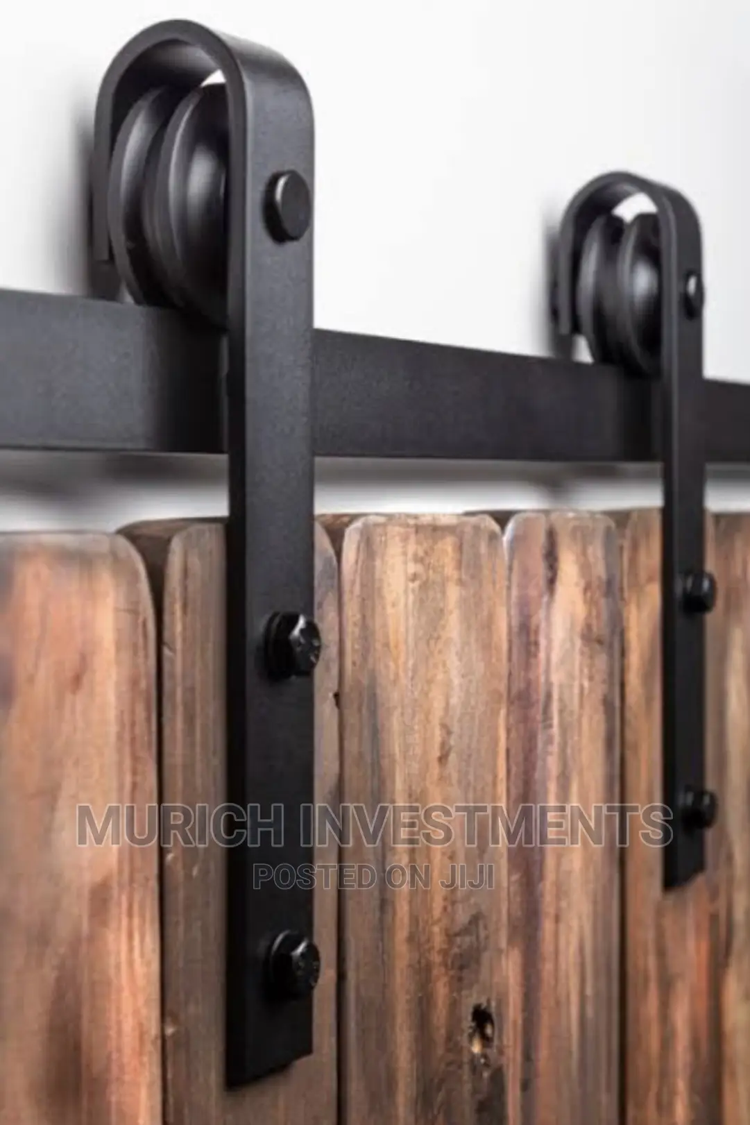 6.6FT 200cm Sliding Barn Door Kit Wood Door Hardware Closer