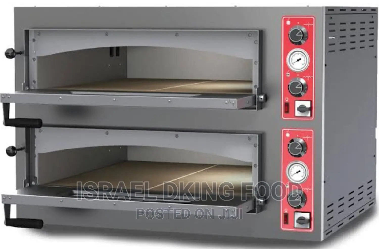 Industrial Double Deck Gas Pizza Oven