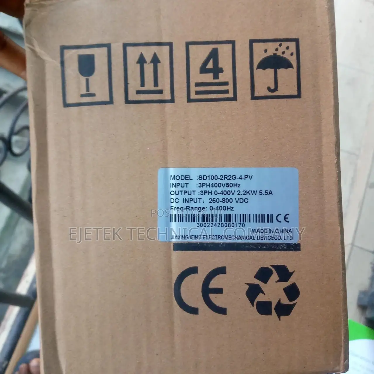 Dc to Ac Drive 3hp for Solar Pump