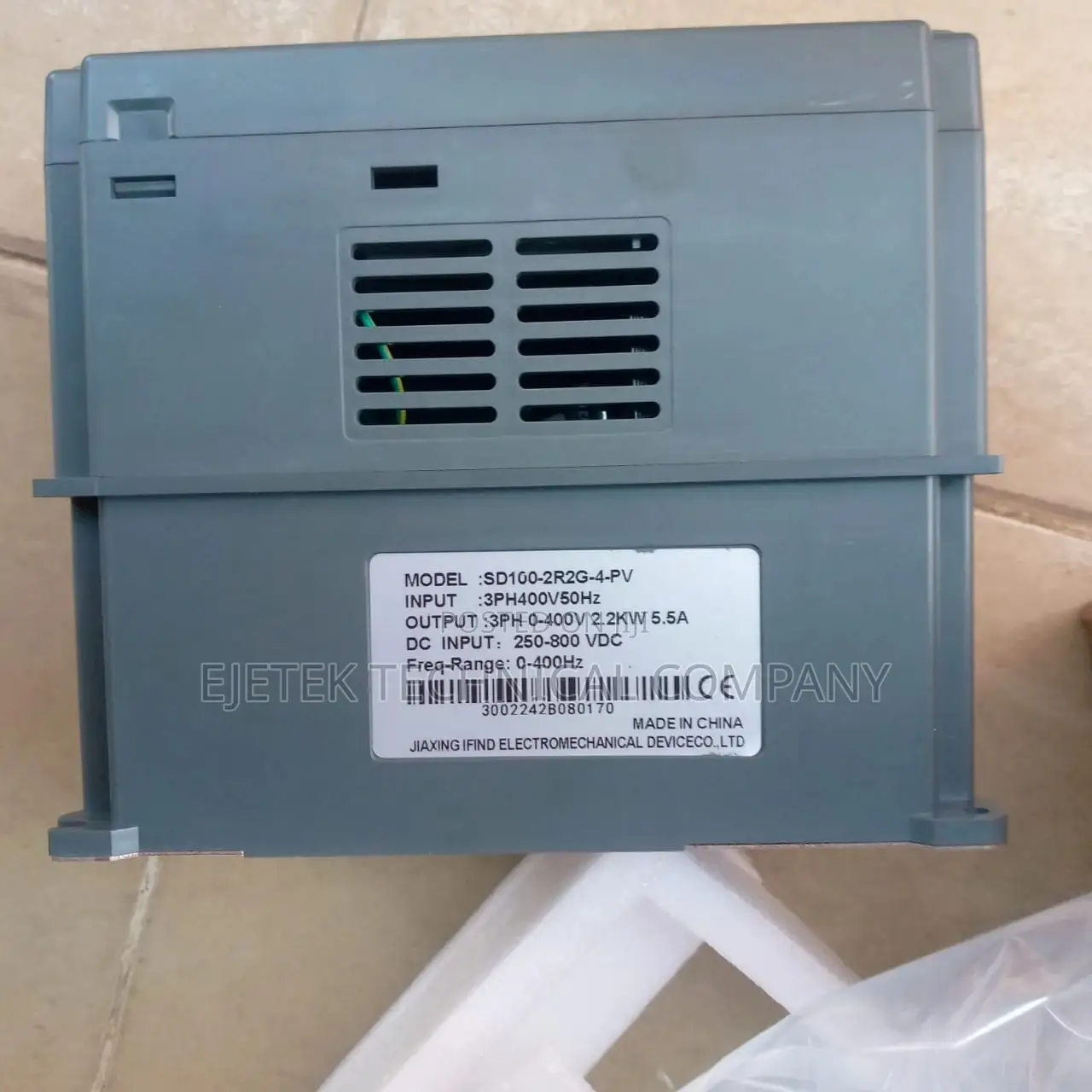 Dc to Ac Drive 3hp for Solar Pump