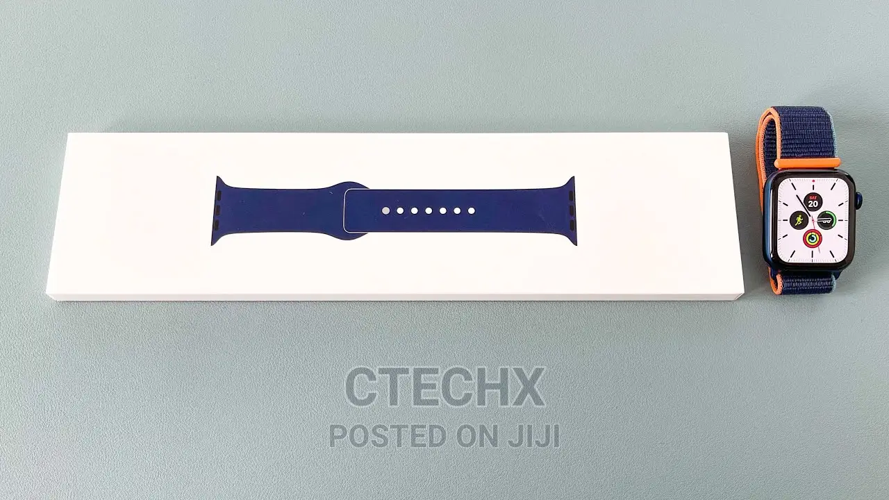 Apple Watch Band - Sport Band (44mm) Deep Navy Blue ,