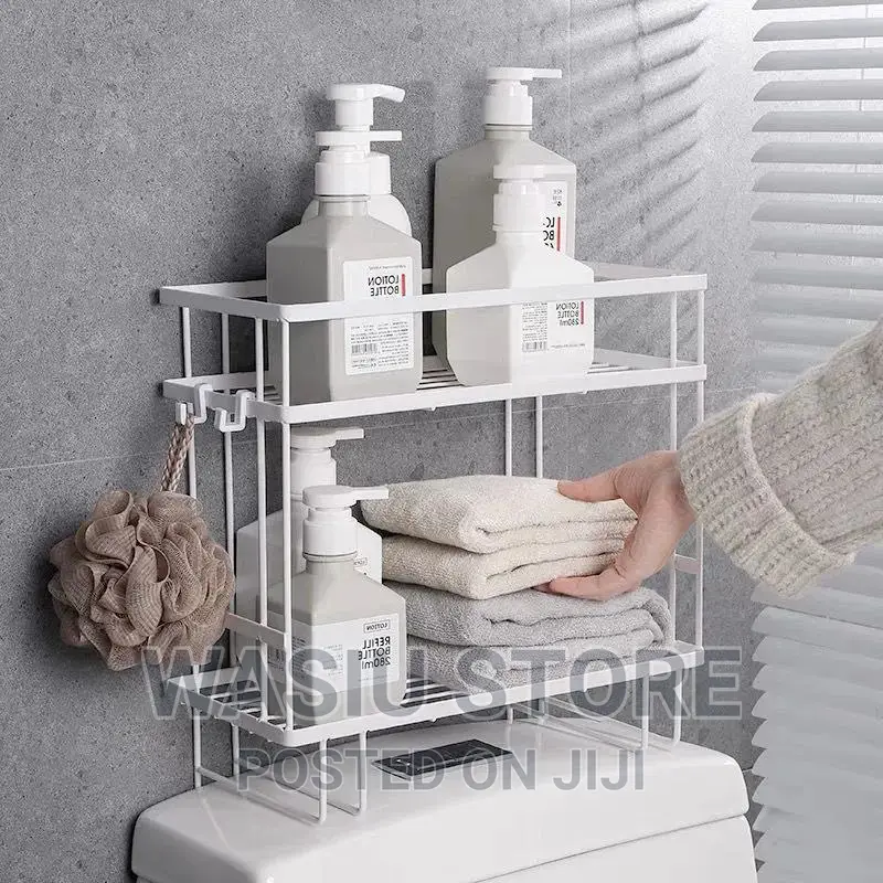 2 Tier Bathroom / Toilet Storage Shelf