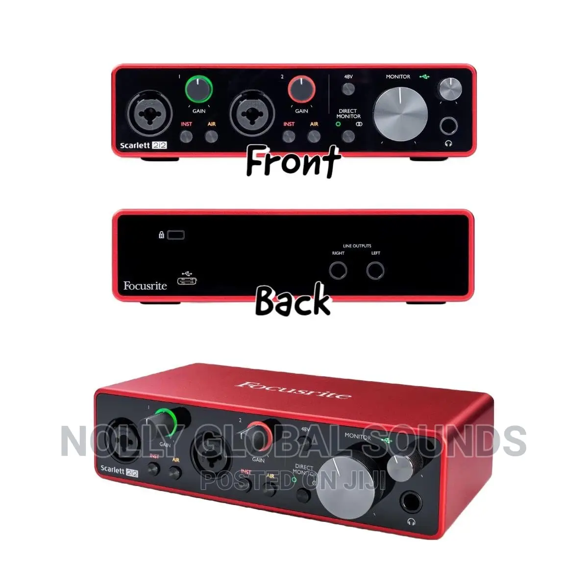 Focusrite Scarlet 2i2 Soundcard
