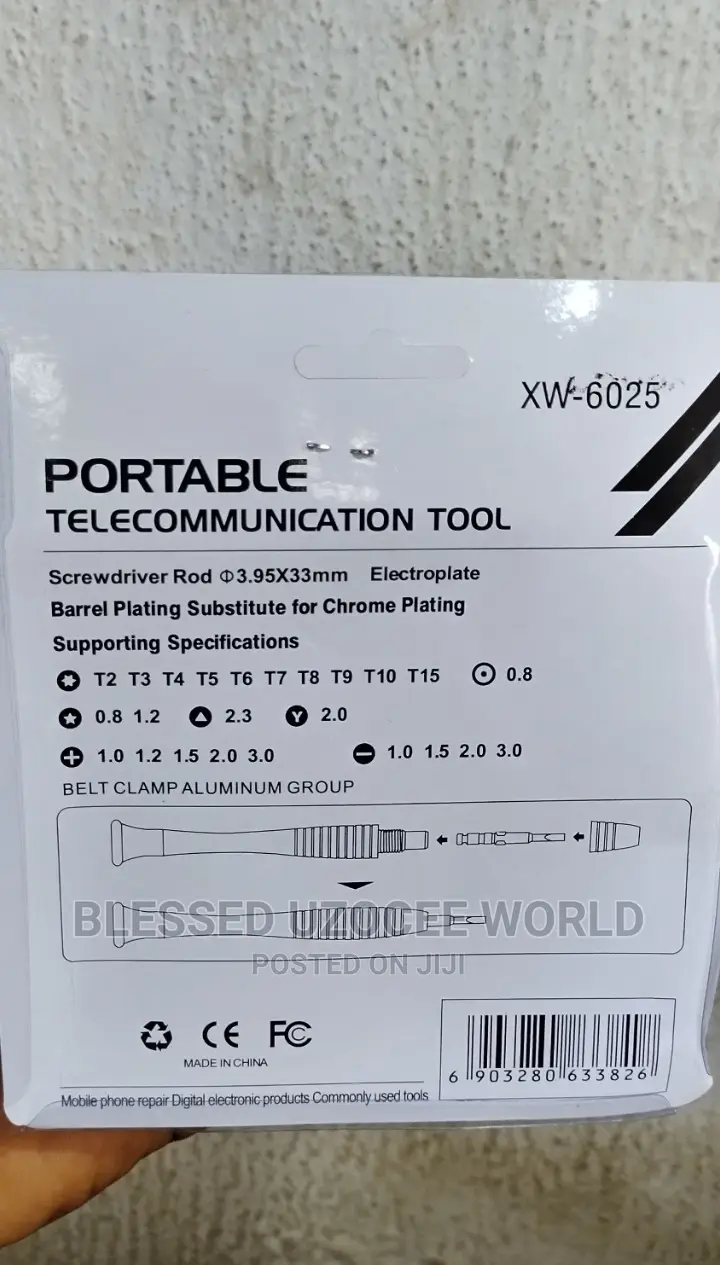 Koocu Xw6025 Portable Telecomm Mobilephone Screwdriver Tools