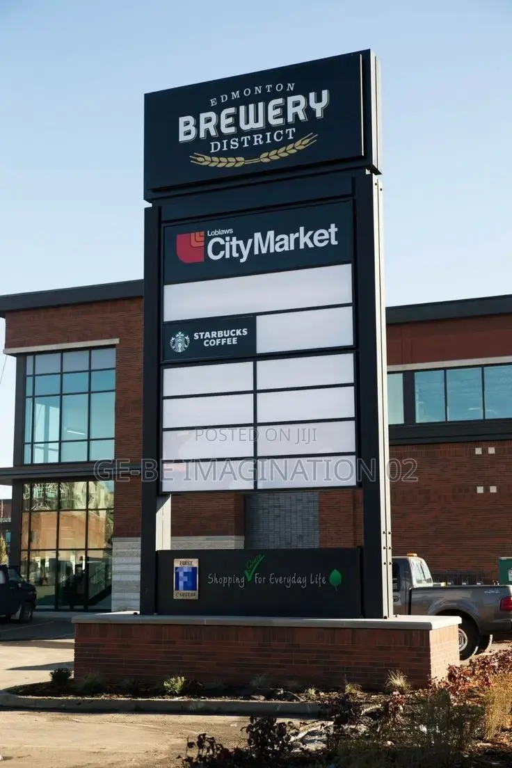 Pylon Sign, All Signage