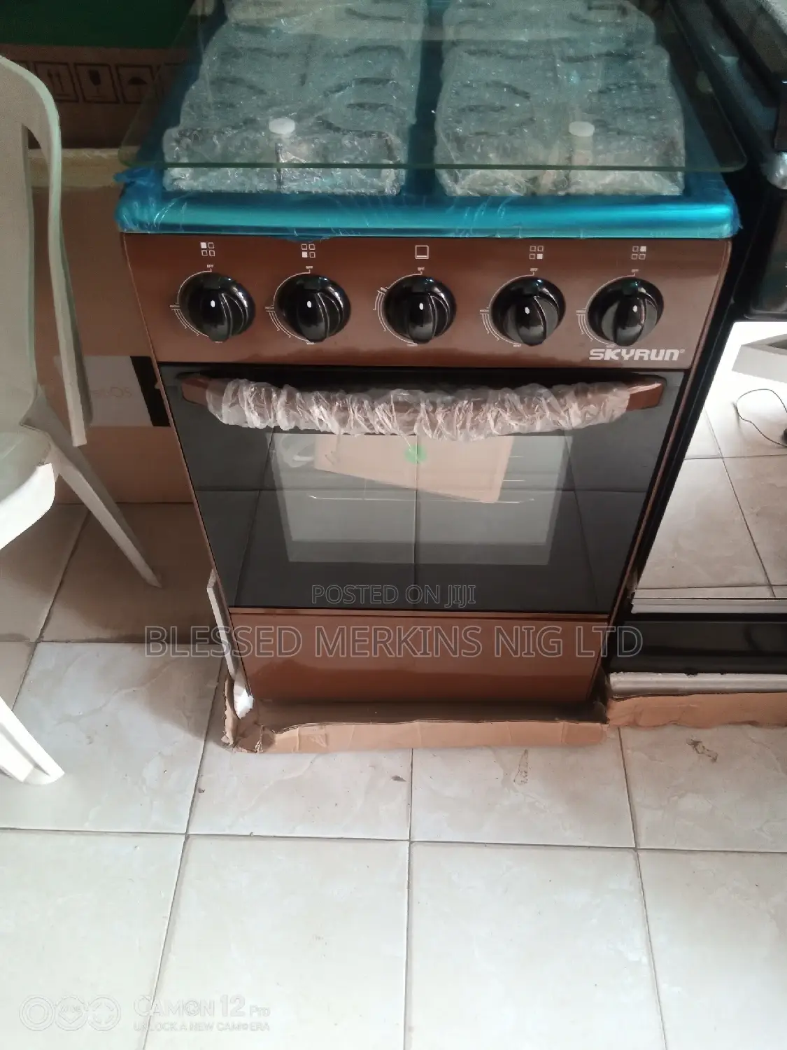Skyrun Standing Gas Cooker 4gas