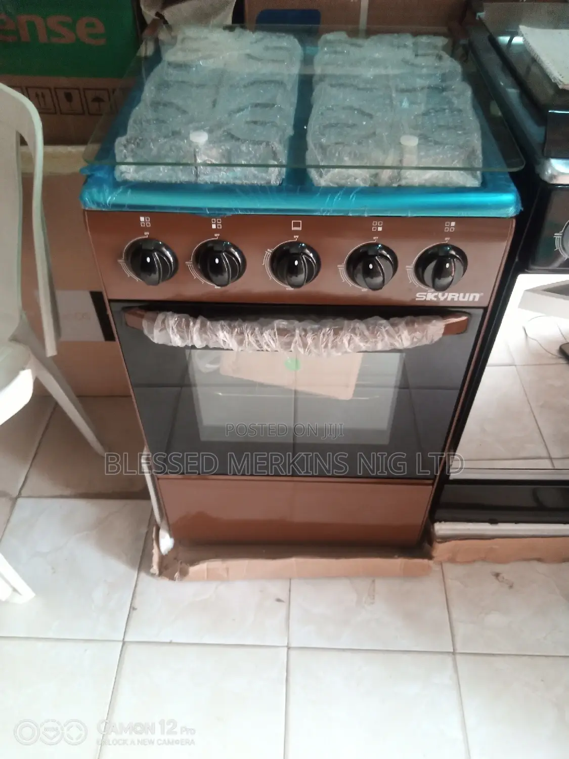 Skyrun Standing Gas Cooker 4gas