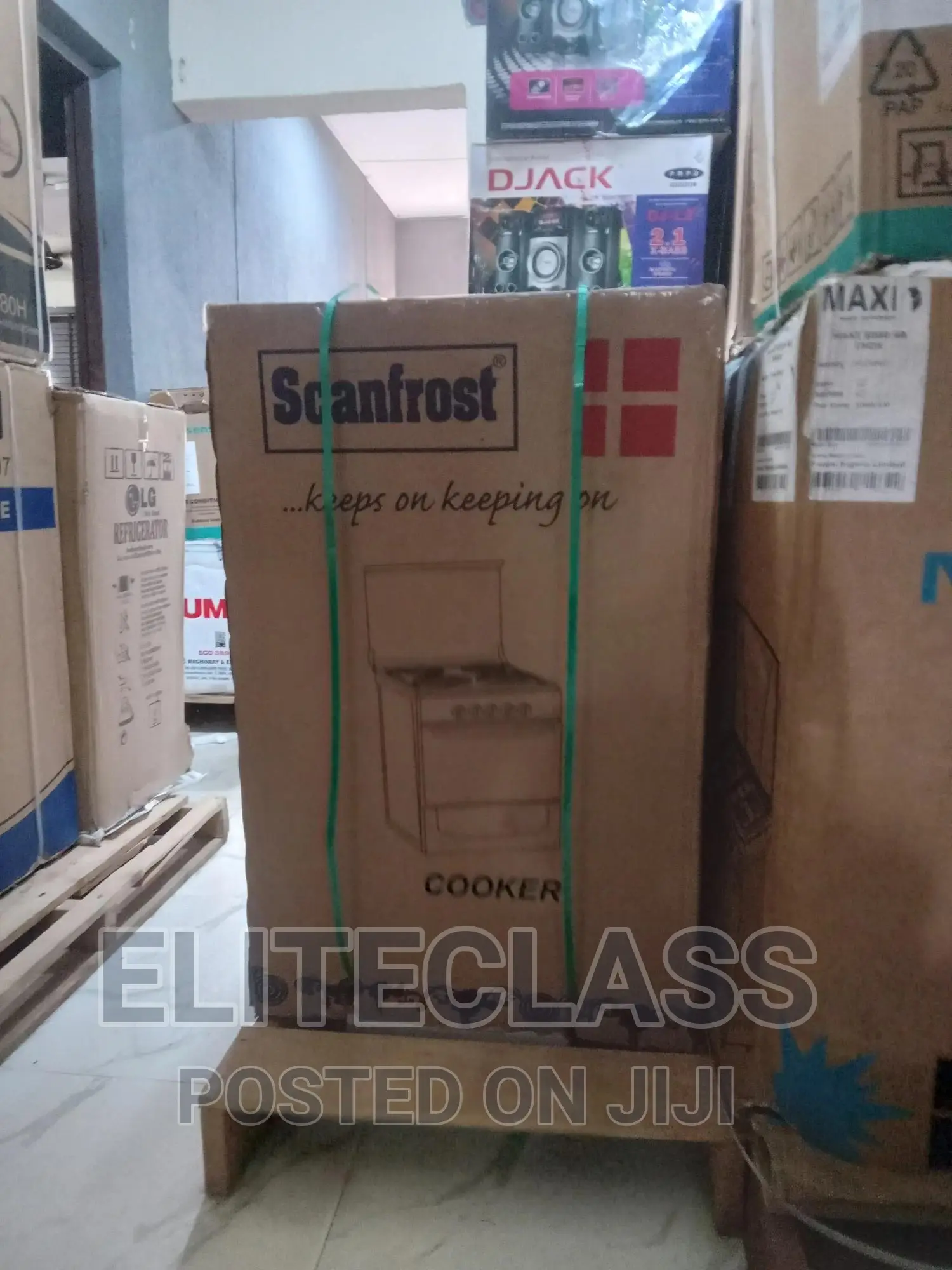 Scanfrost (Ck5400b) 4 Burner Gas Cooker