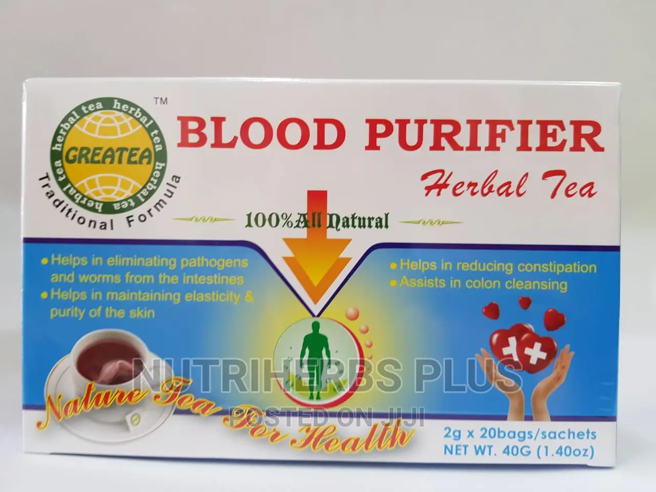 Greatea Blood Purifer Herbal Tea Purifiers Your Blood