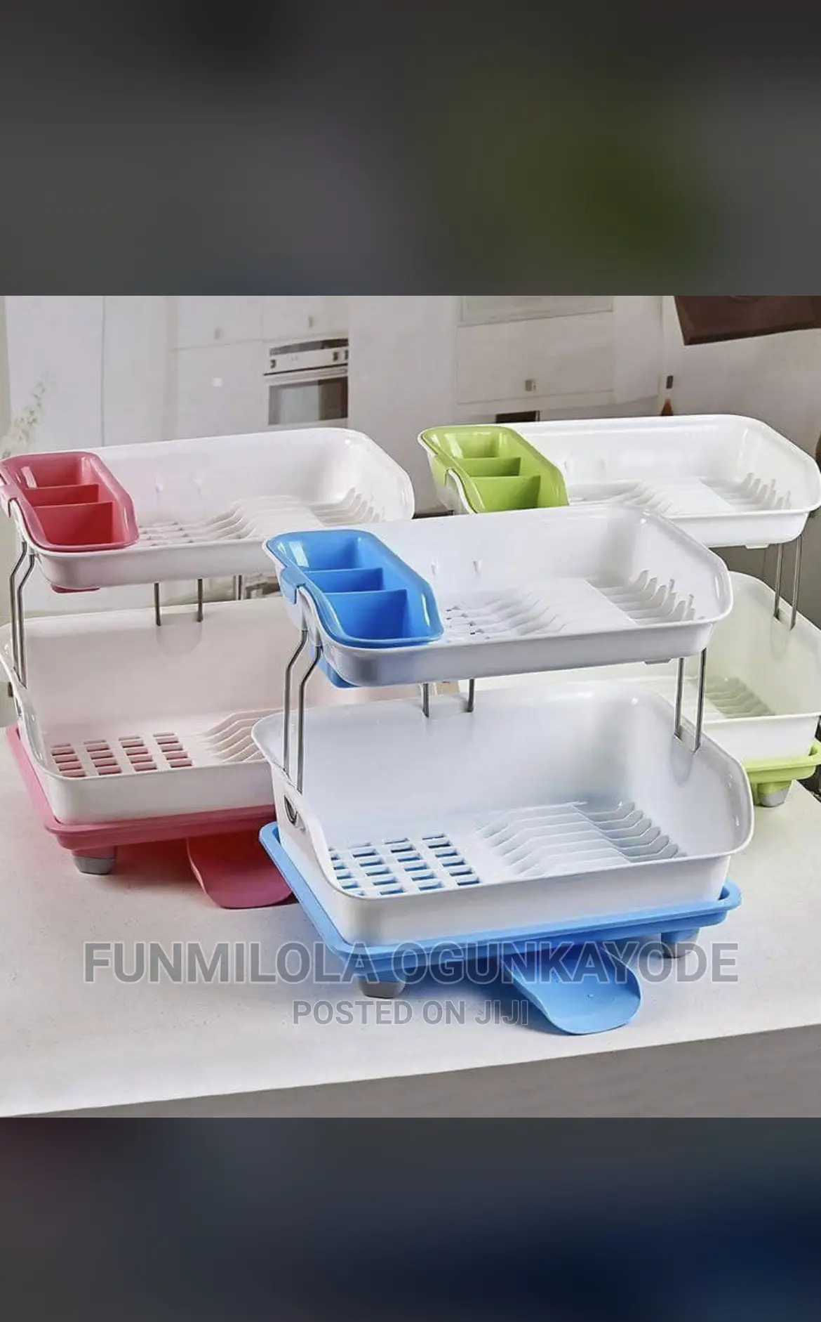 Double Layer Plate Rack