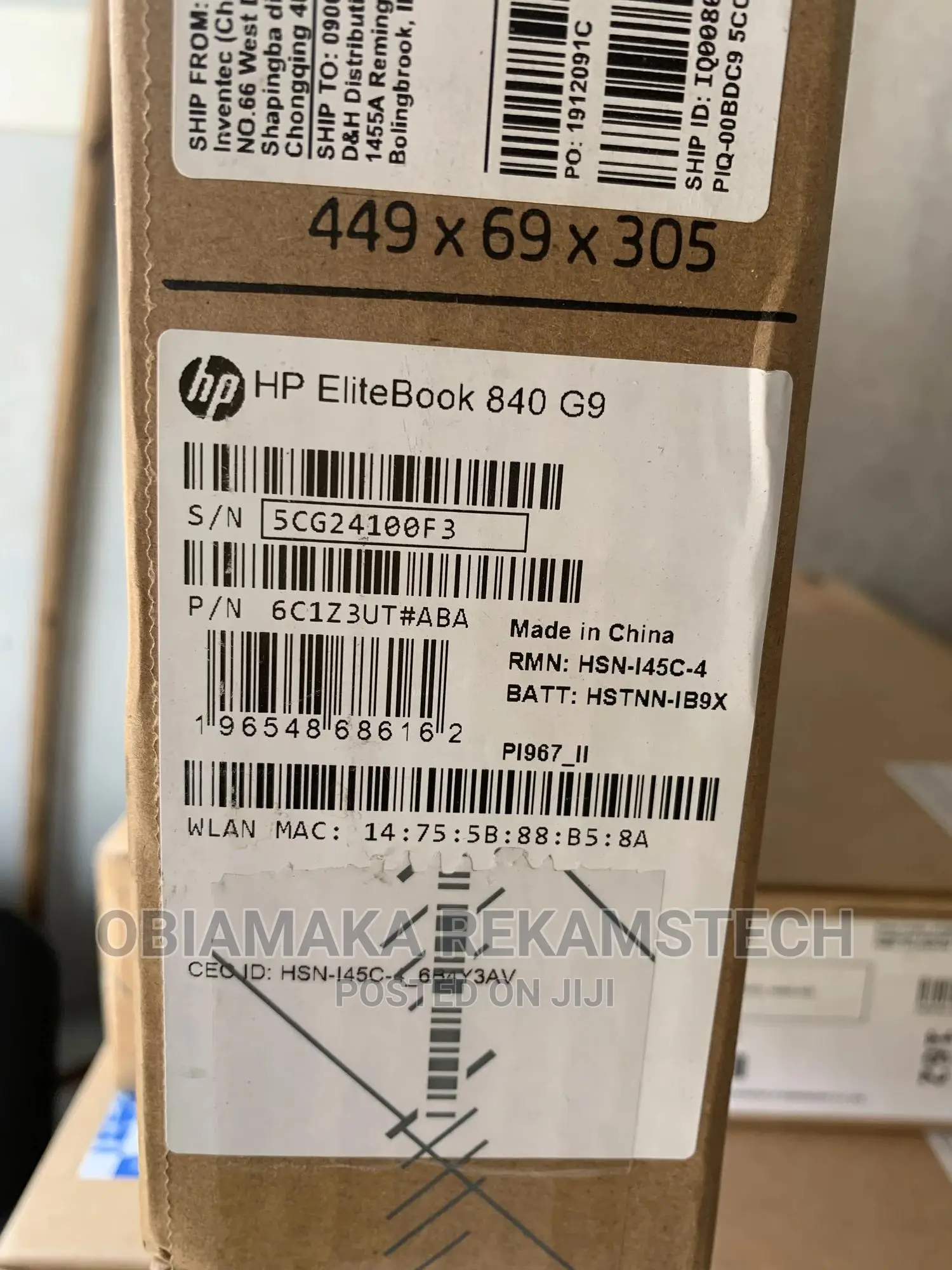 New Laptop HP EliteBook 840 16GB Intel Core i7 SSD 512GB