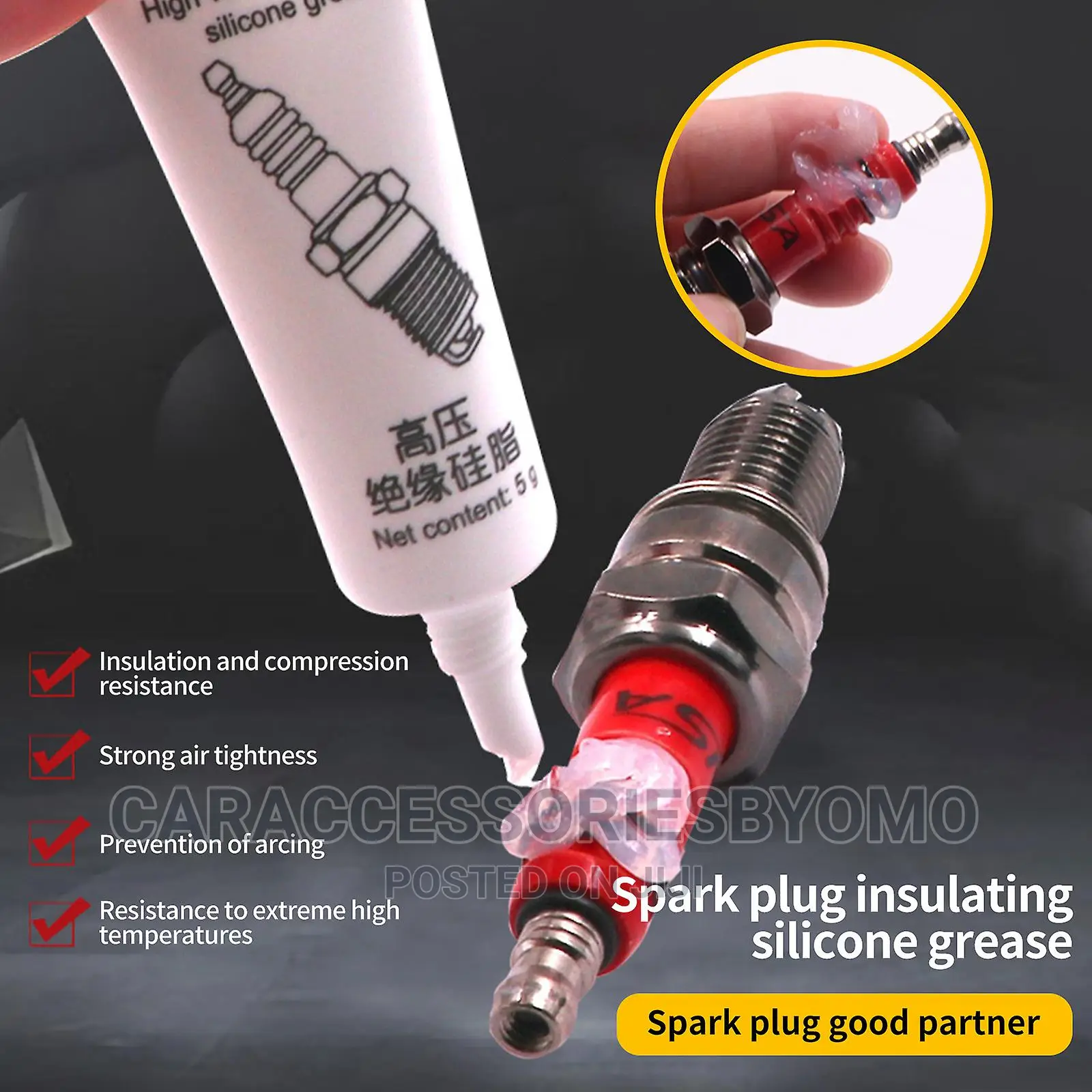 Spark Plug High Voltage Insulating Grease