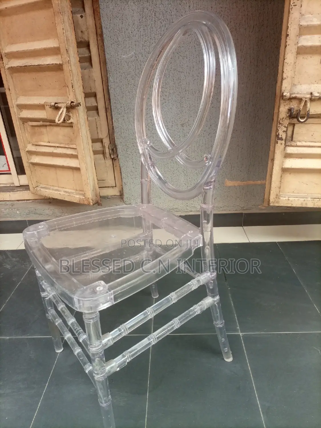 Higher Quality Transparency Chivalry Chair Without Cushion