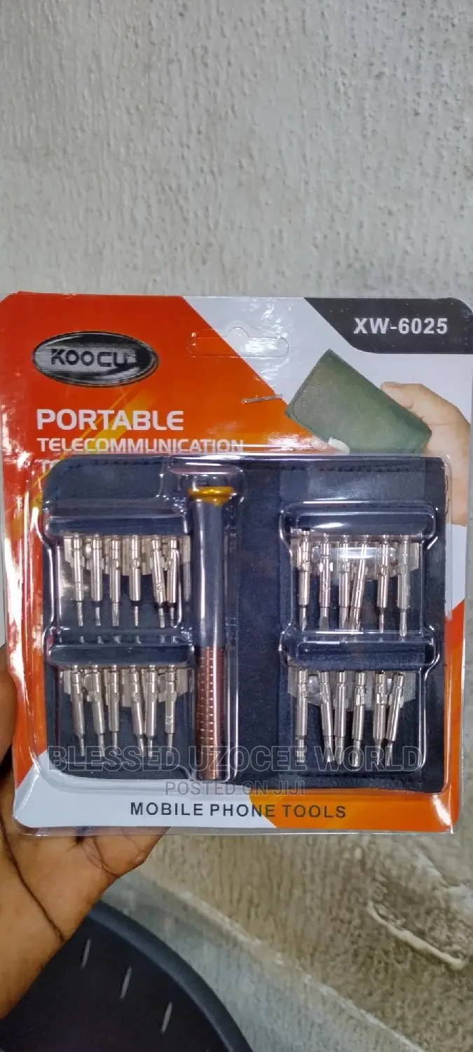Koocu Xw6025 Portable Telecomm Mobilephone Screwdriver Tools