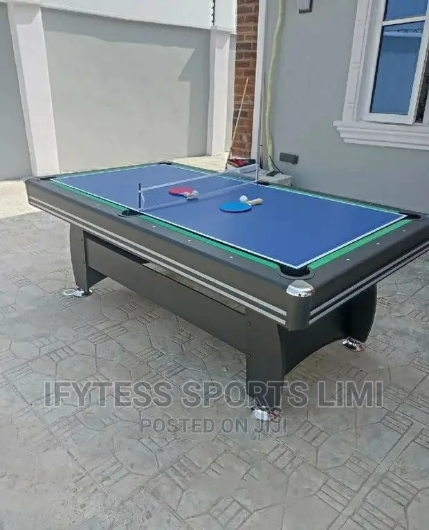 3in1 Snooker Table, Air Hucky Table and Tennis Board