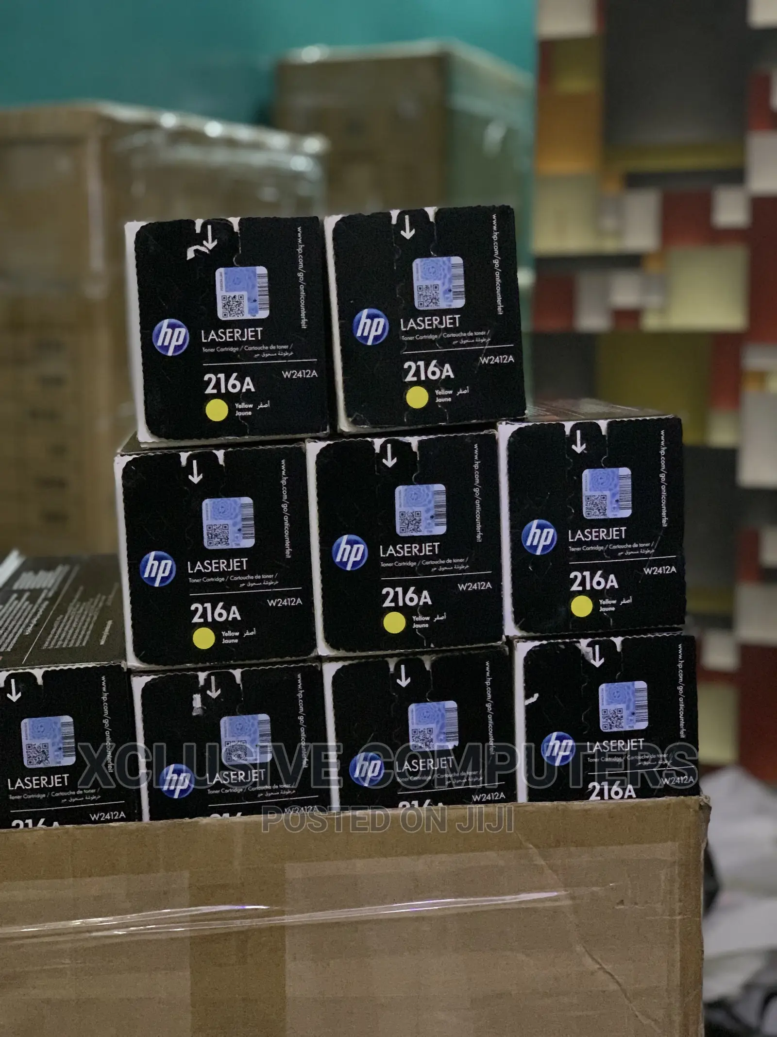 Original Hp Toner Cartridge 216A Yellow