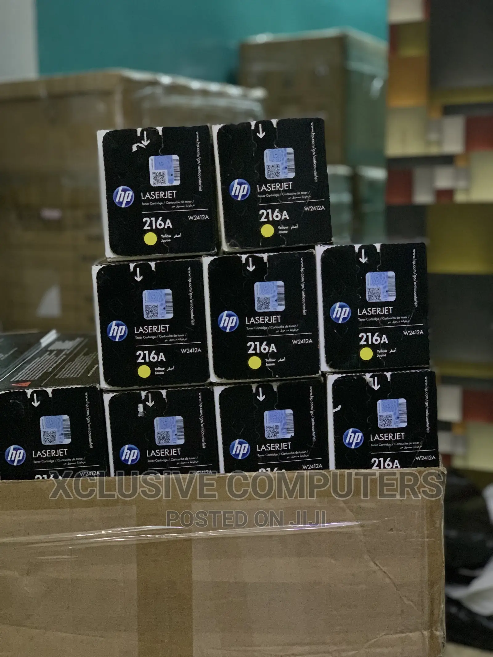 Original Hp Toner Cartridge 216A Yellow