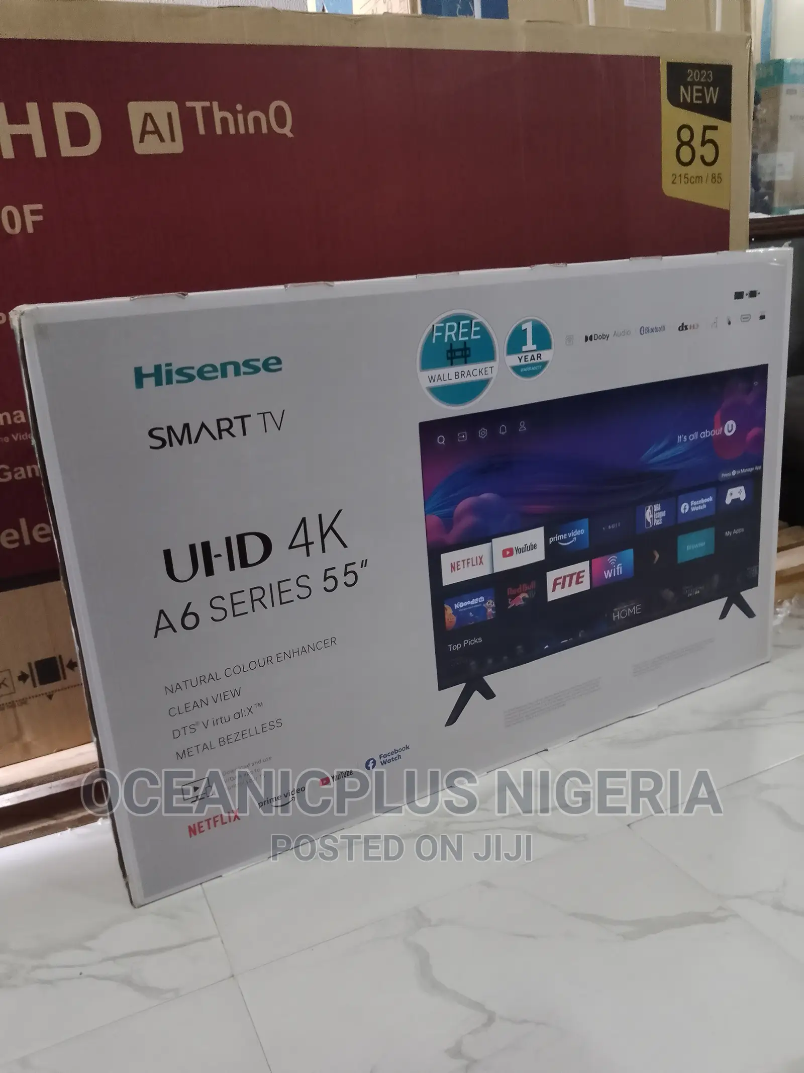 Best Quality Hisense 55 Inches Smart Frameless TV