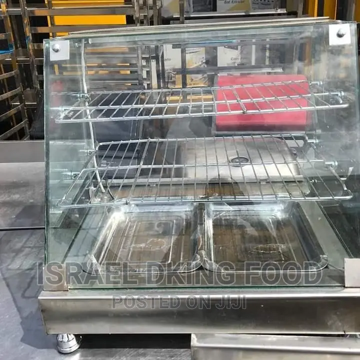 Industrial Manufactured Gas 2plates Snacks Warmer With Layer