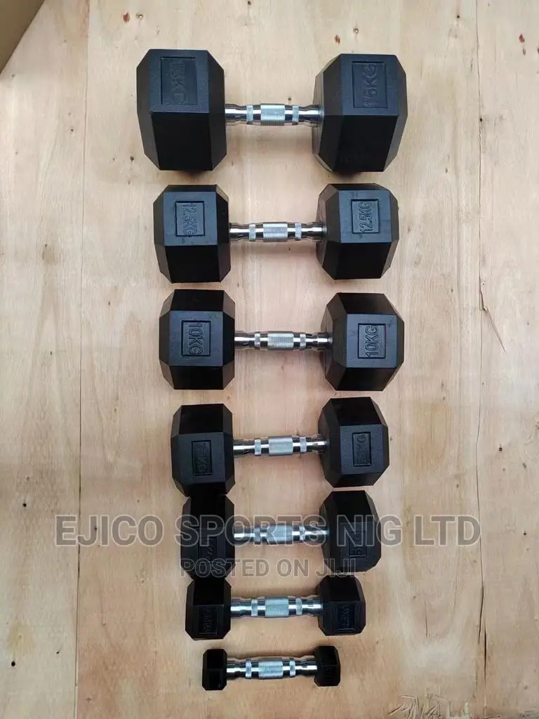 Brand New Hexagonal Dumbbell Per 1 Kg Available