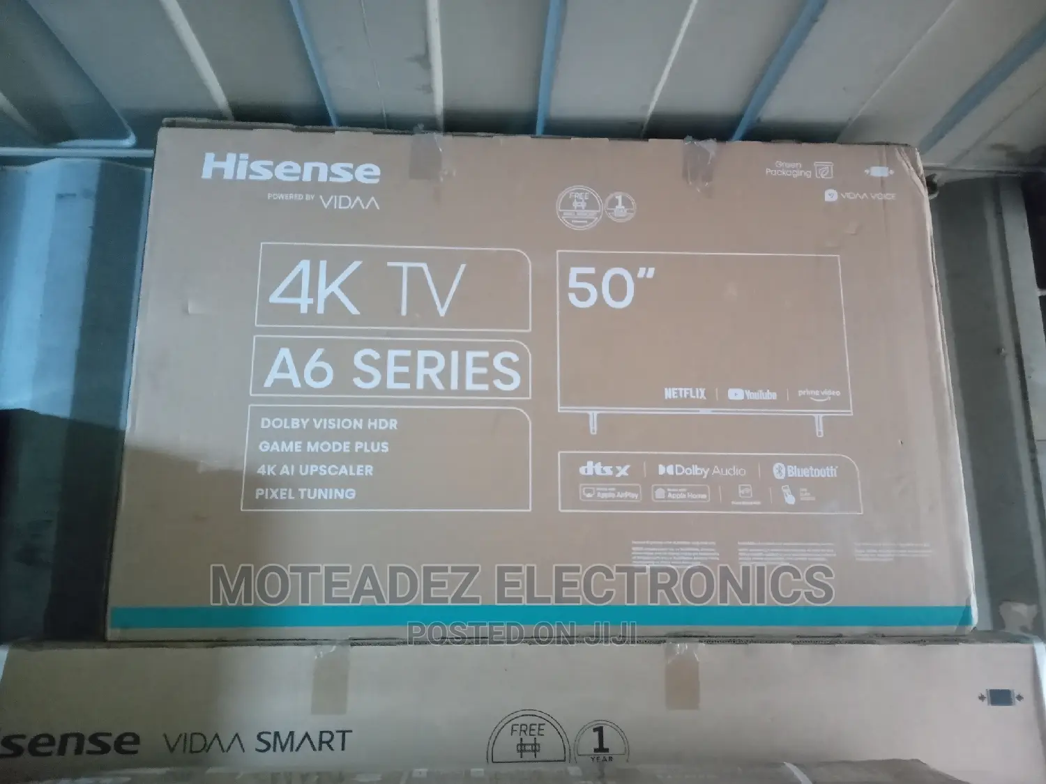 Hisense 50" A6 Series Uhd Smart Led Tv 50a6k (1yr Warranty)