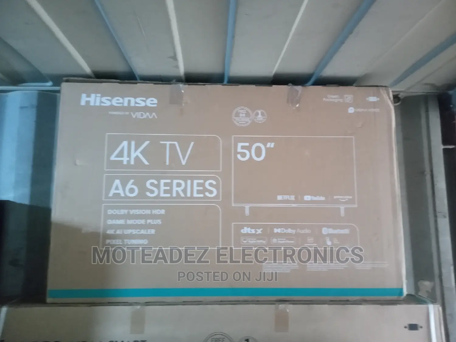 Hisense 50" A6 Series Uhd Smart Led Tv 50a6k (1yr Warranty)