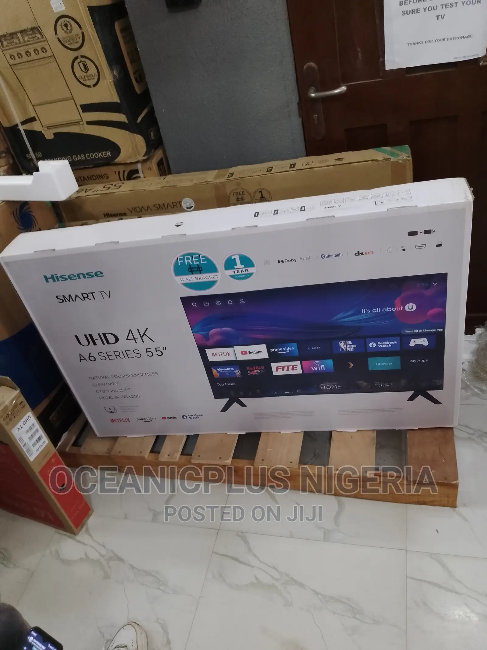 Top Selling Hisense 55 Inches Smart Frameless TV