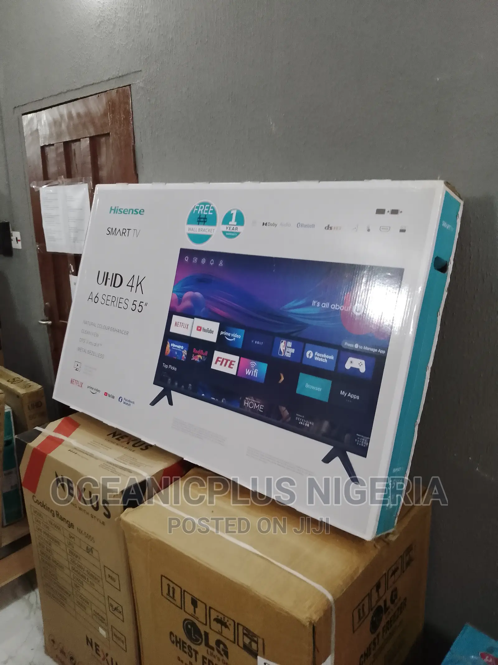 Luxery Hisense 55 Inches Smart Fremeless TV