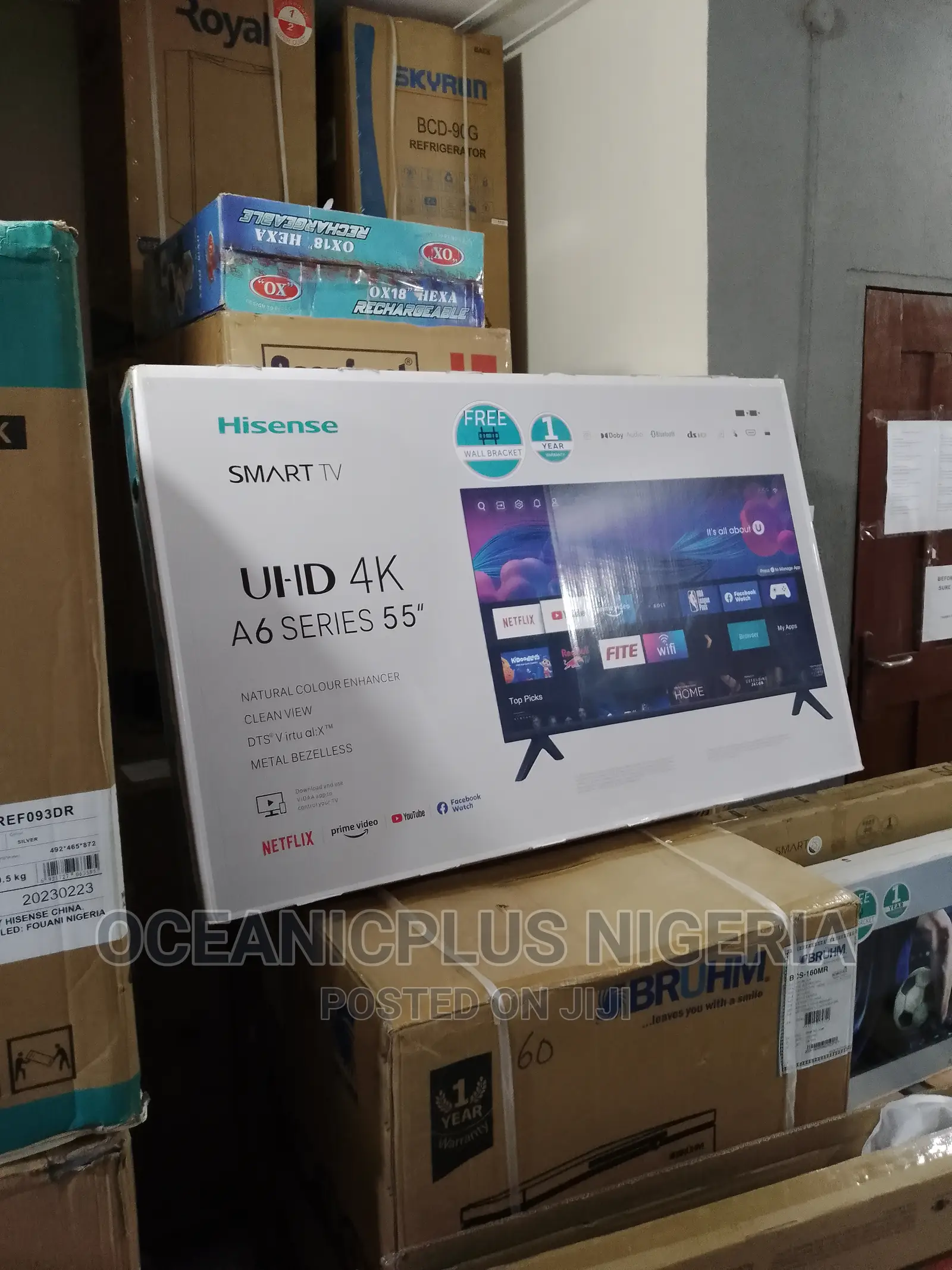 Affordable Quality Hisense 55 Inches A6 Series Smart TV