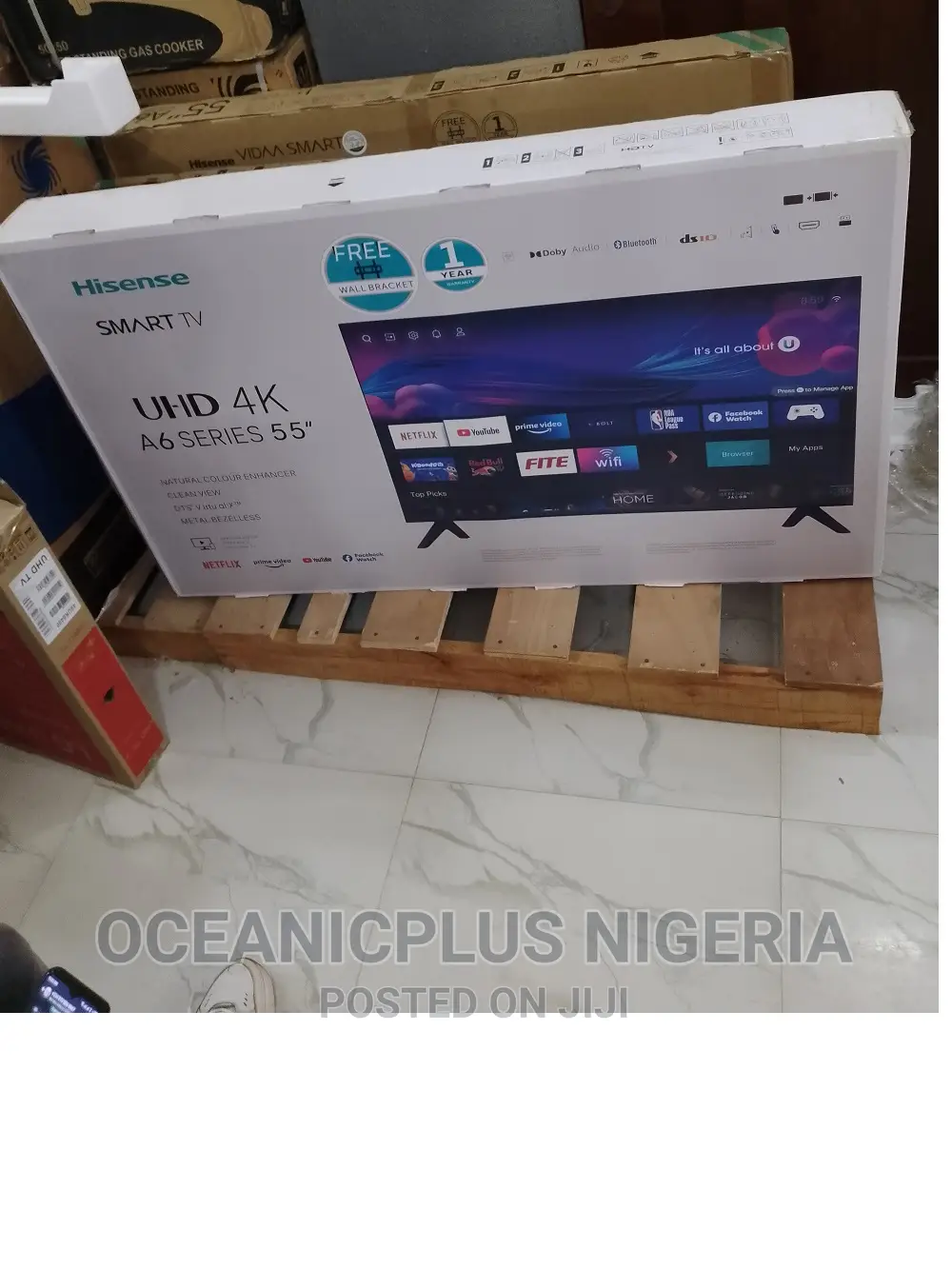 Clean View Hisense 55 Inches A6 Series / 55A6H Smart TV