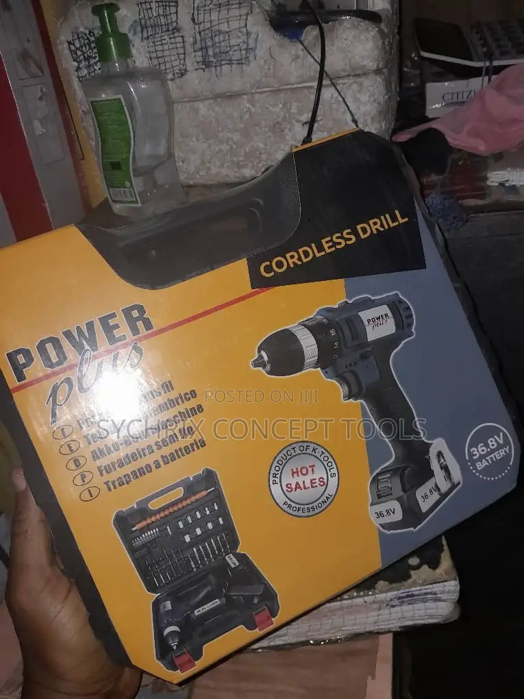 Power Plusbcordless Drill- 36.8v