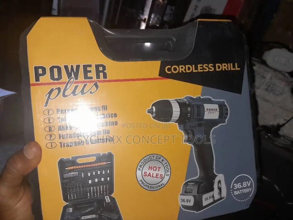 Power Plusbcordless Drill- 36.8v