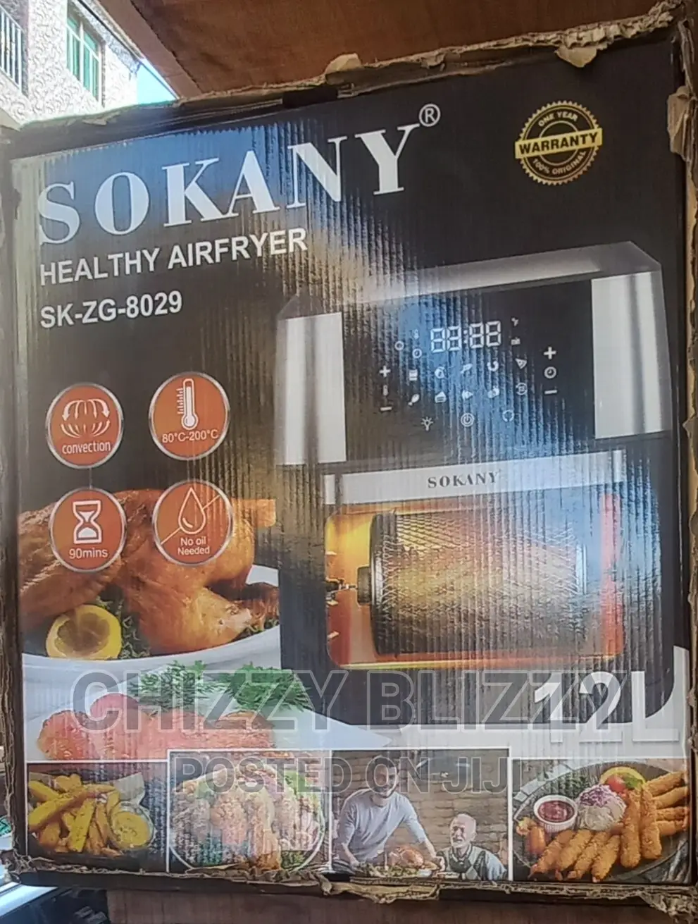 Sokany Airfryer 12L.