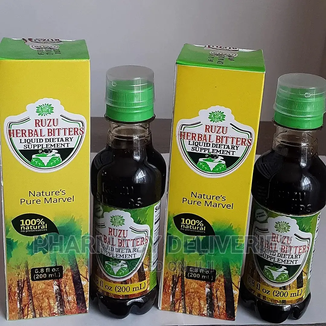 Ruzu Herbal Bitters Is a Natural Liquid Herbs to Help Detox. 200ml