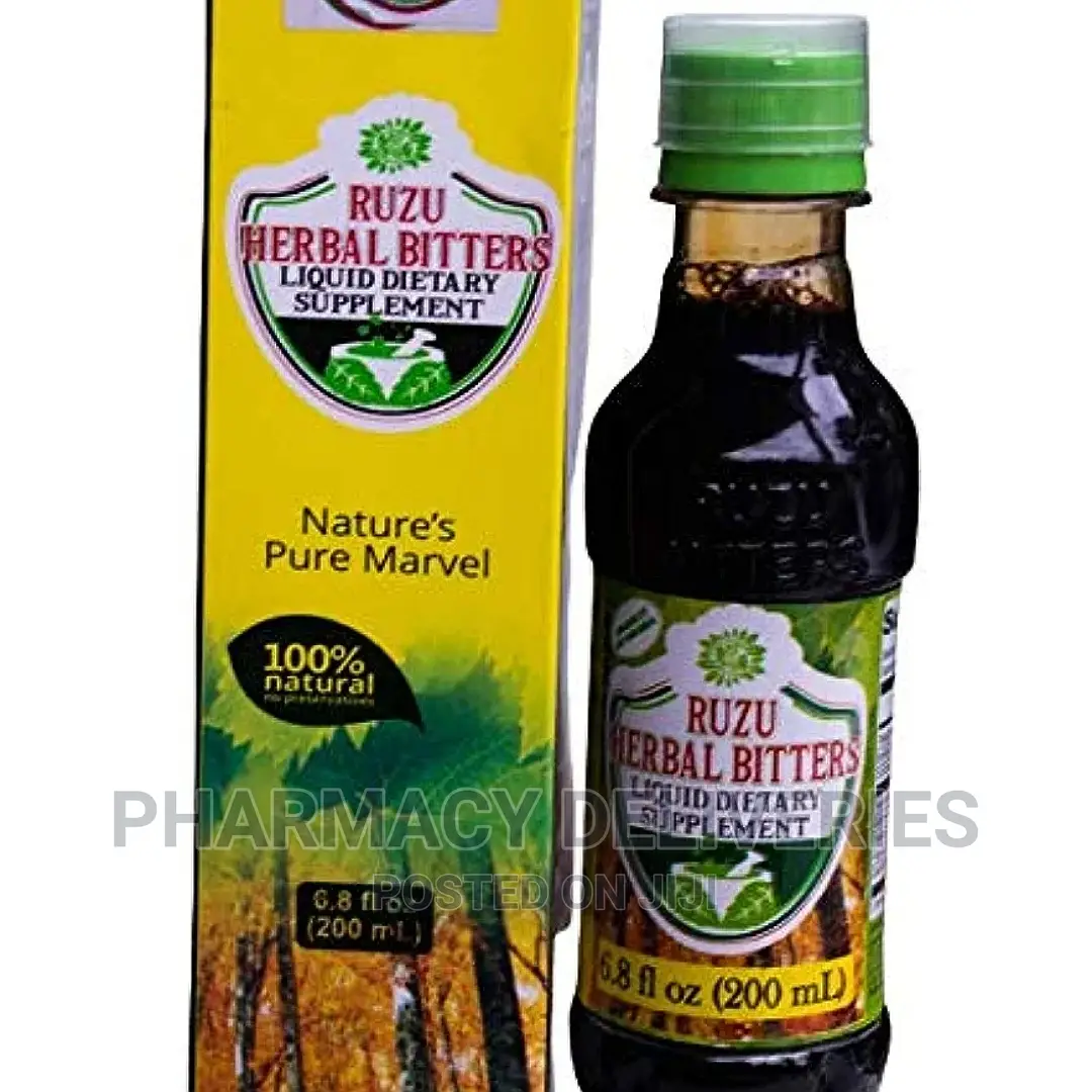 Ruzu Herbal Bitters Is a Natural Liquid Herbs to Help Detox. 200ml